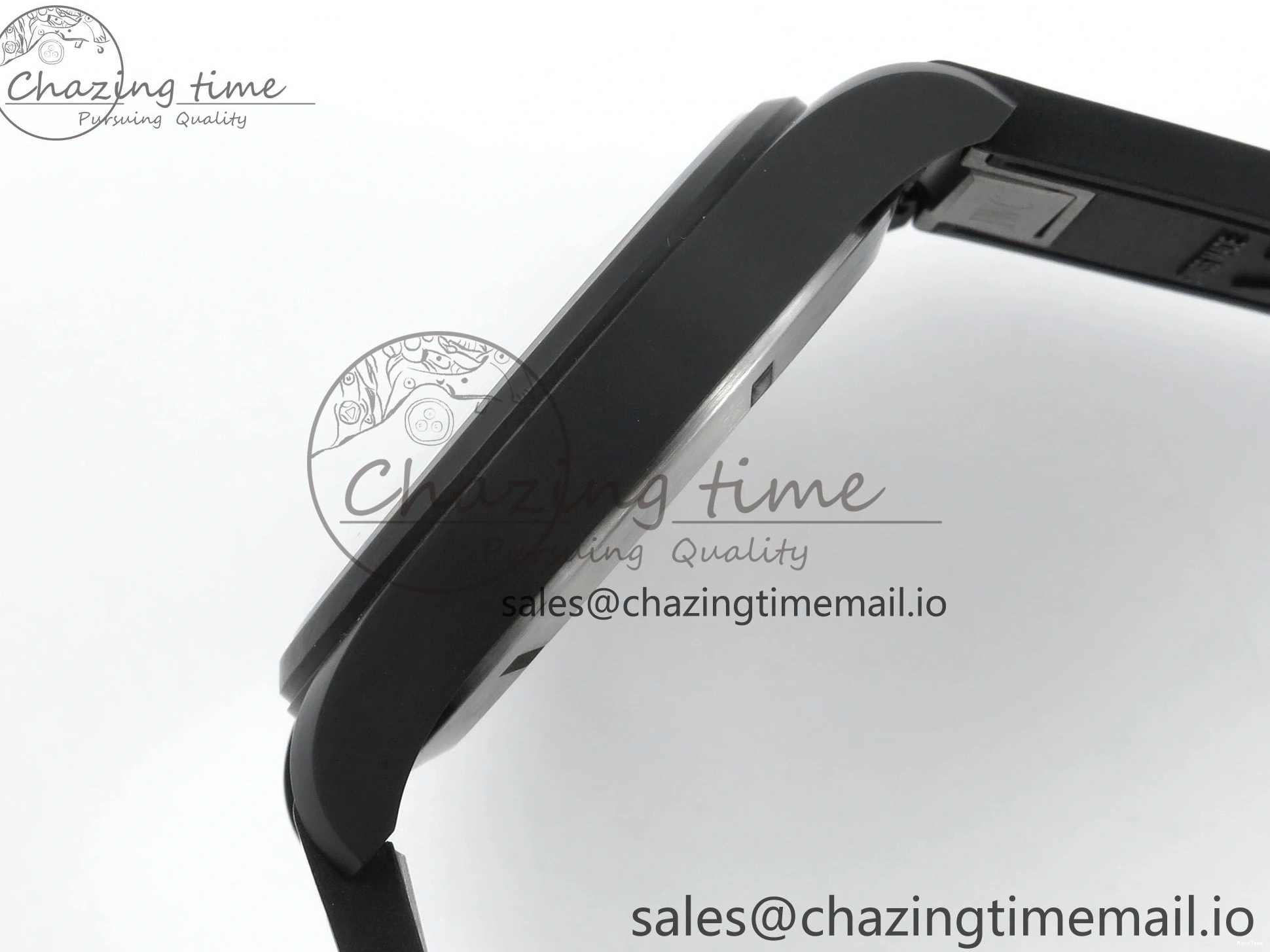 MIROTIME 0307 TravelReady Pilot IW326905 Black Aces M+F 1:1 Best Edition White Dial on Black Rubber Strap MY 7000